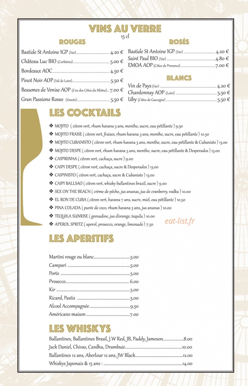 Jardin du Cap — carte page 1
