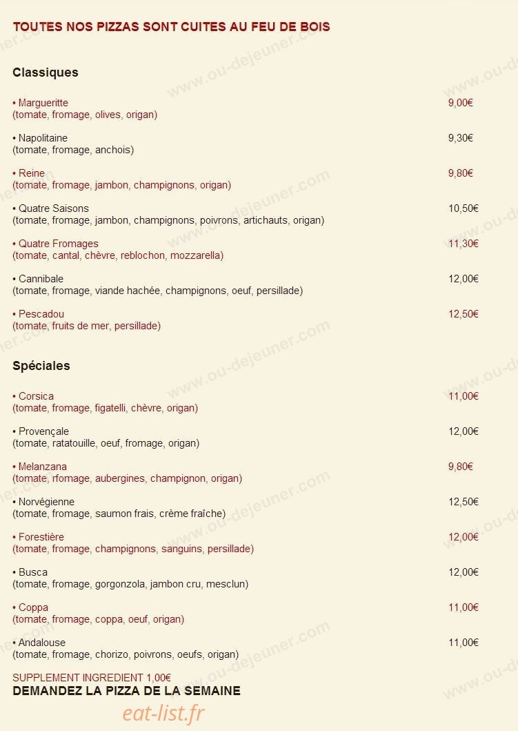 La Busca — carte page 2