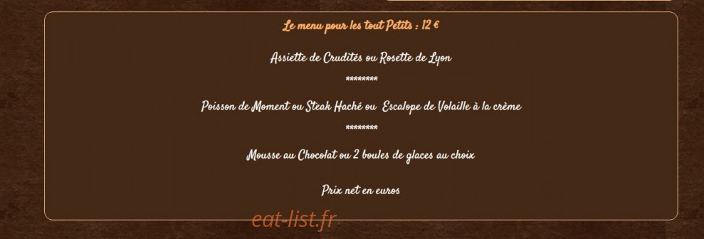 La Mezzanine — carte page 5