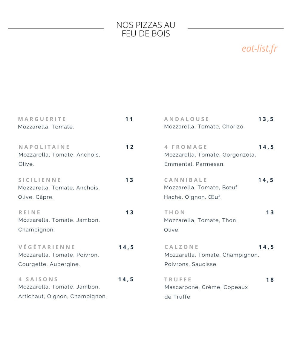 Le Bistrot de Nicolas — carte page 3