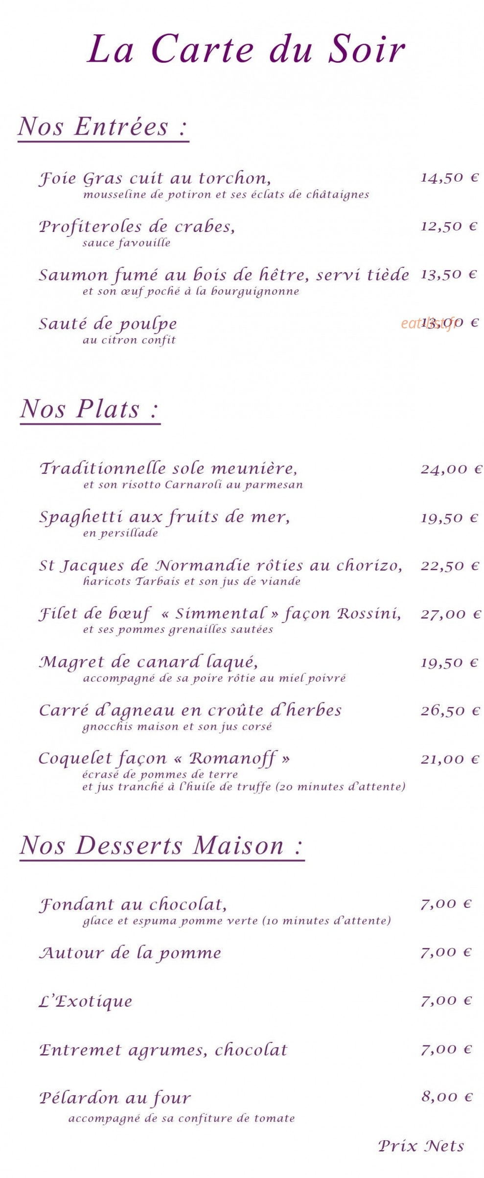 Le Prieuré — carte page 2