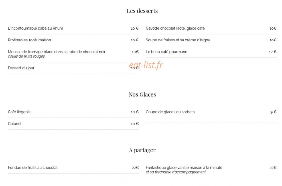 Leedy's — carte page 6