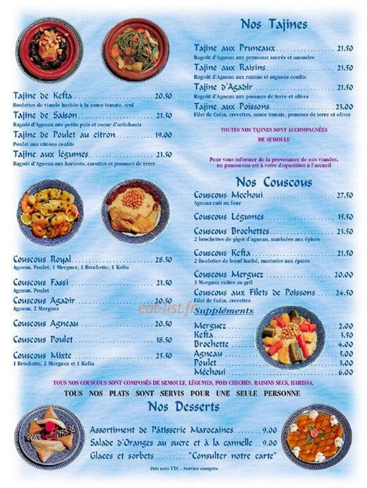 Les Jardins d'Agadir — carte page 2