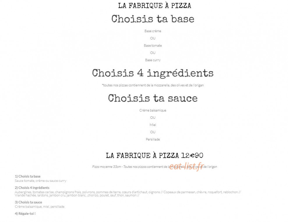 Little Italy — carte page 1
