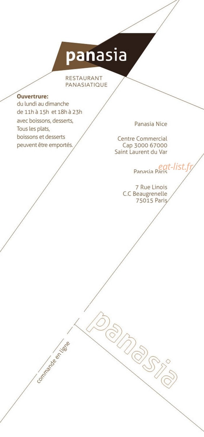 Panasia — carte page 1