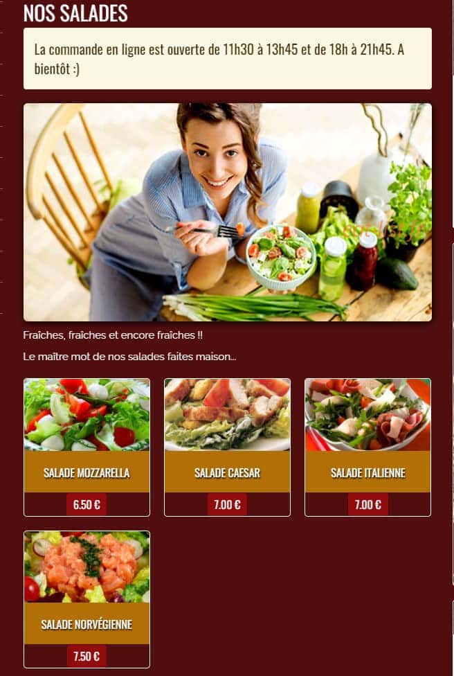 Pizzacap — carte page 8