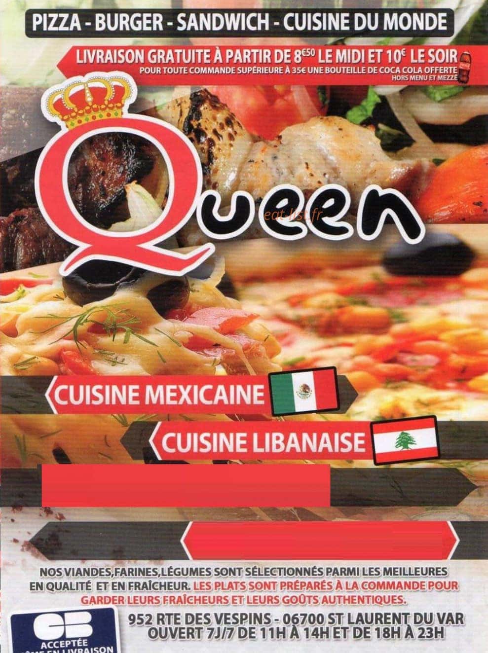 Queen — carte page 1