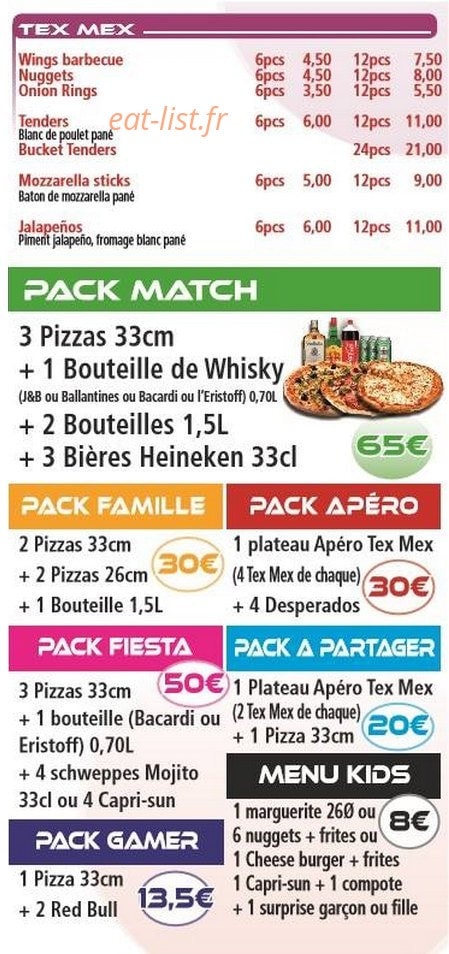 Saint Laurent Pizza — carte page 3