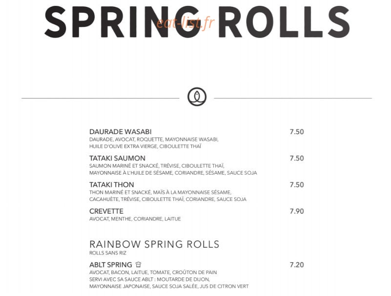 Sushi Shop — carte page 24