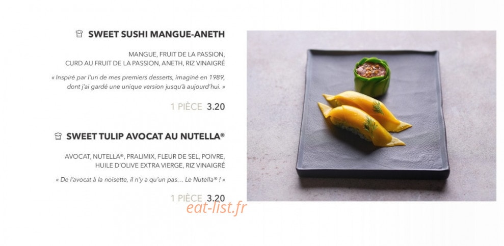 Sushi Shop — carte page 5