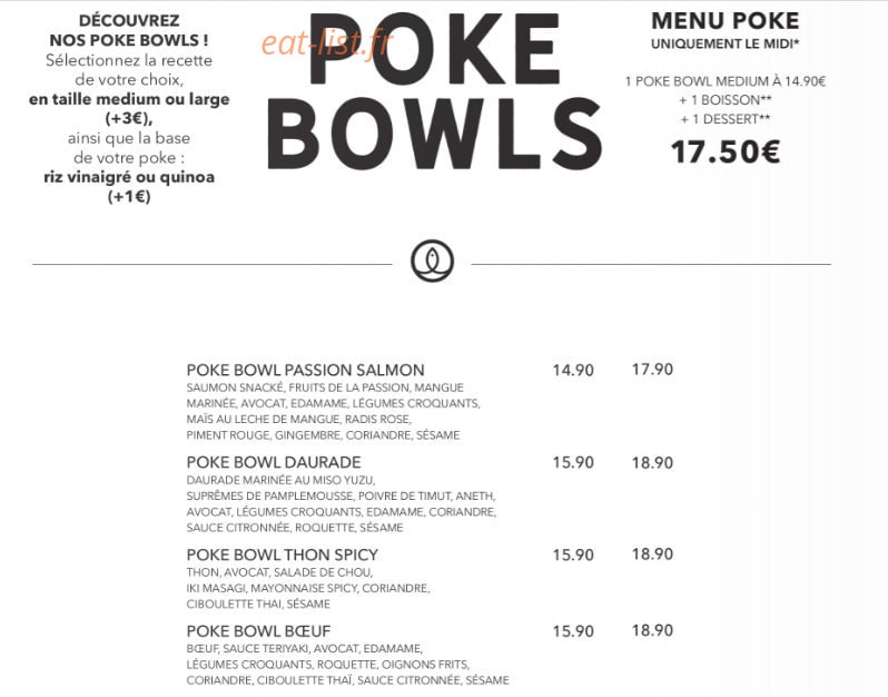 Sushi Shop — carte page 32