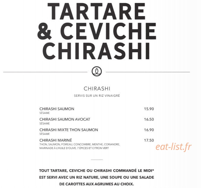 Sushi Shop — carte page 30