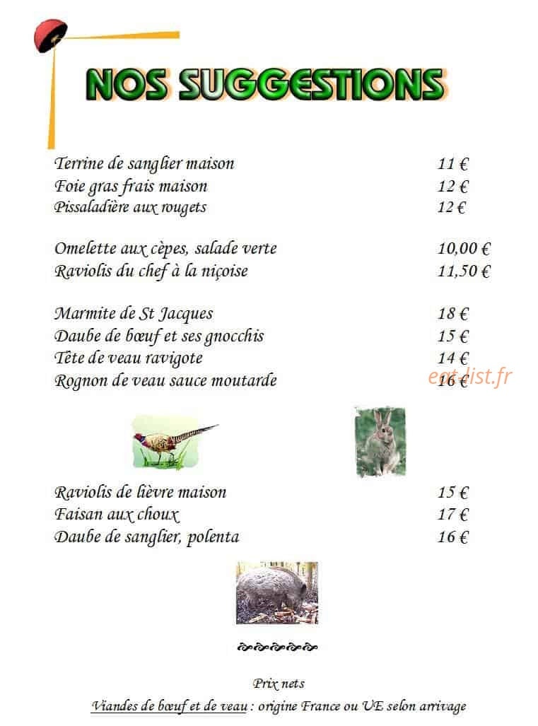Chez Paul — carte page 3