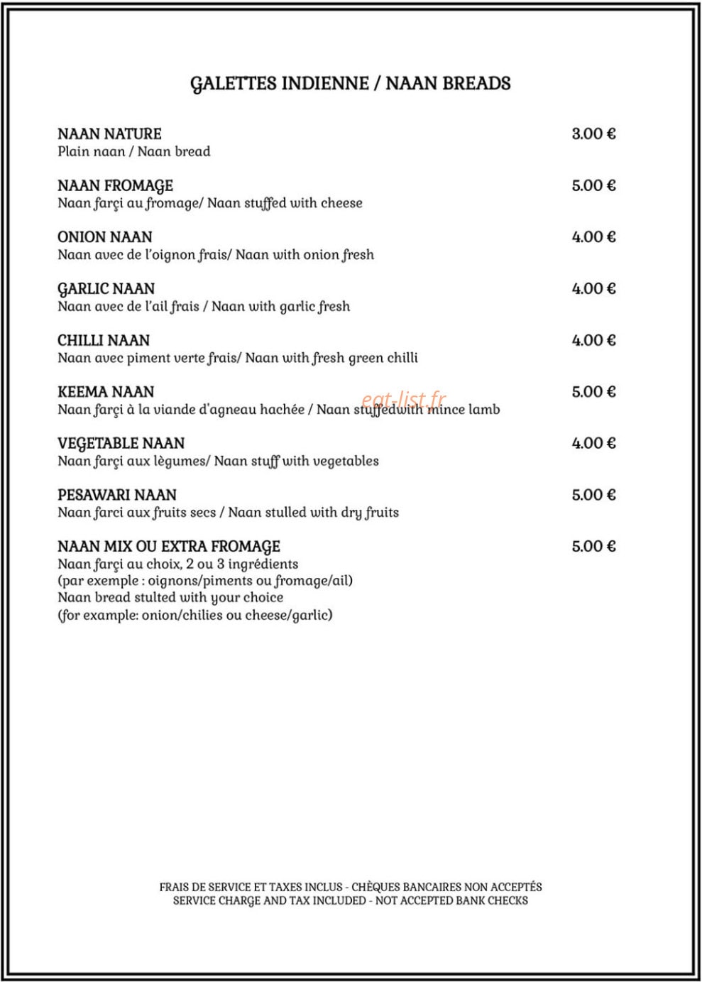 La Raajmati — carte page 2