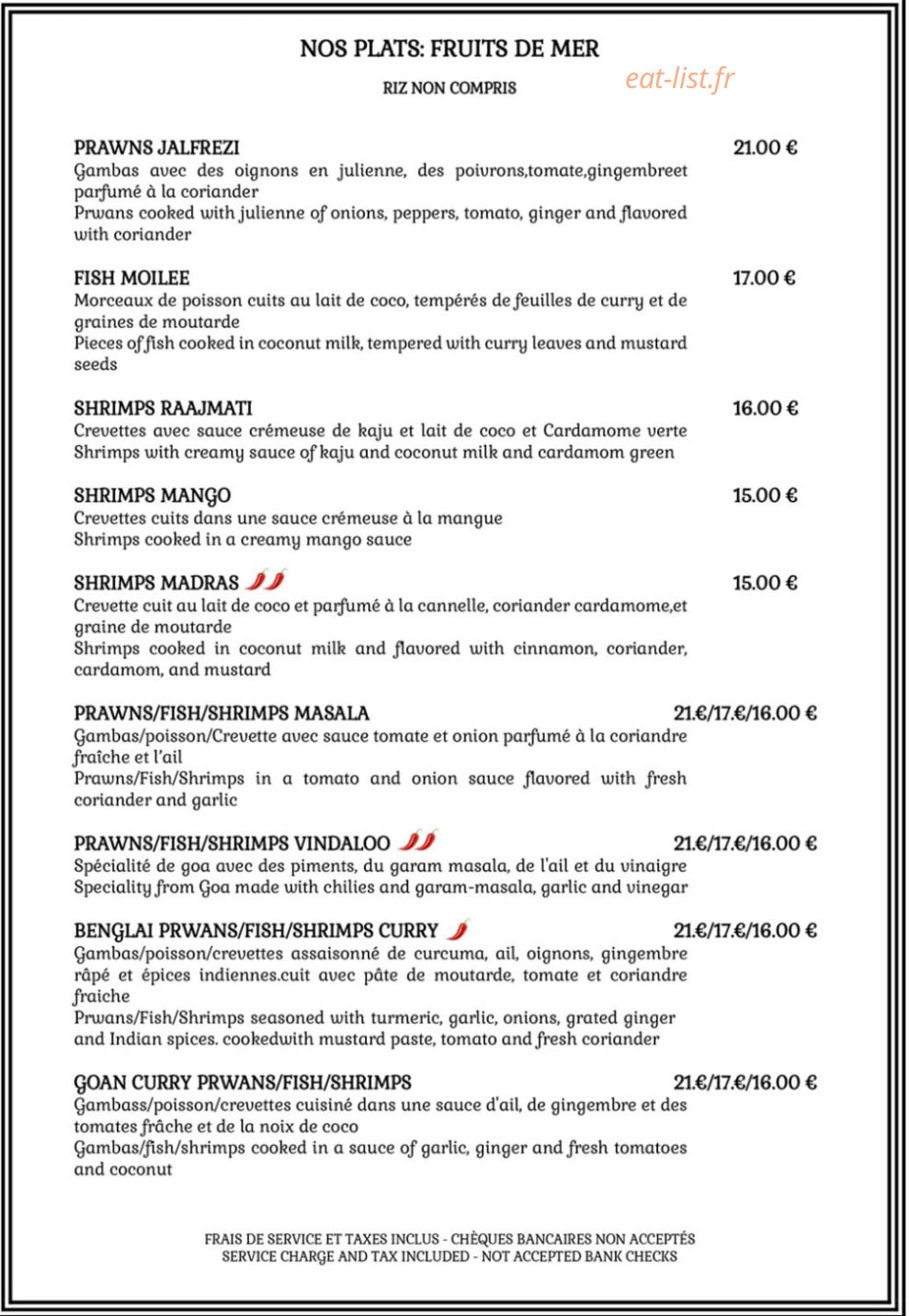 La Raajmati — carte page 7