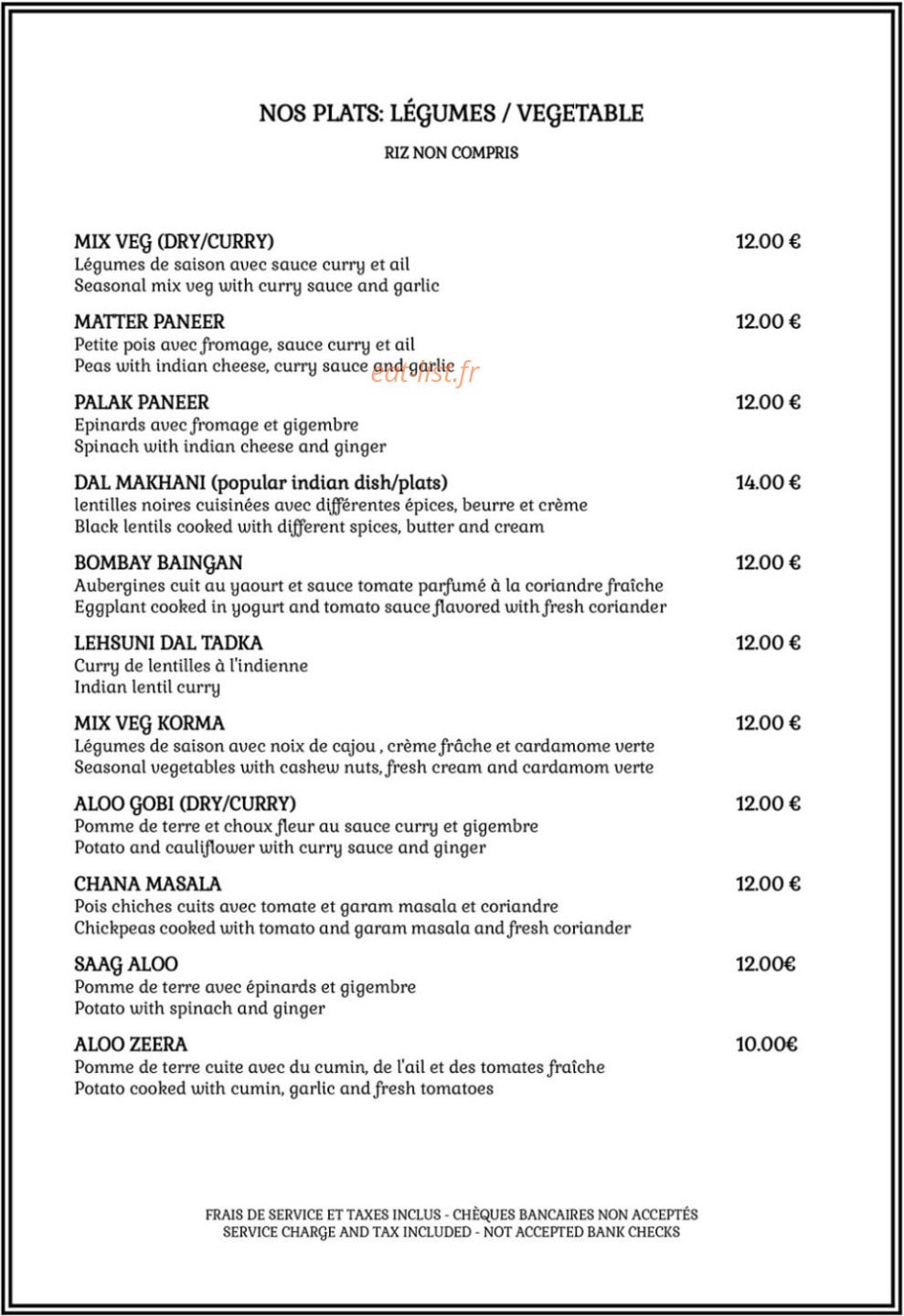 La Raajmati — carte page 6