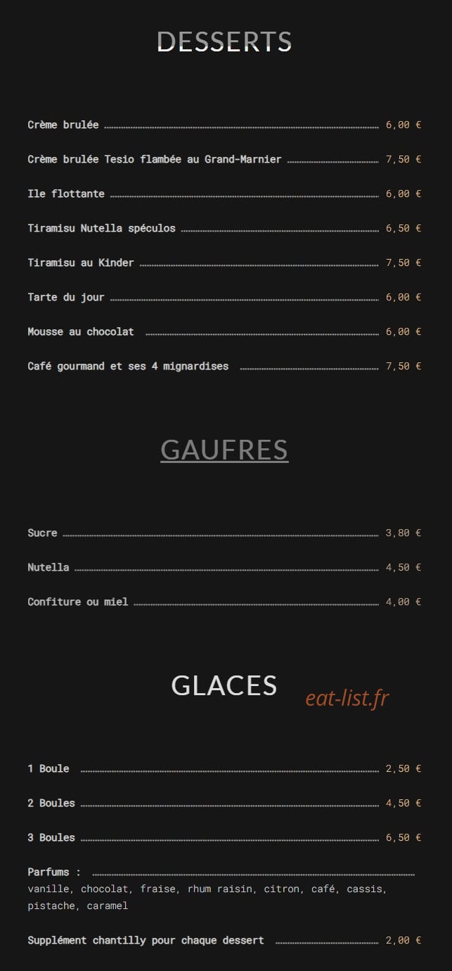 Chez Mymy — carte page 5