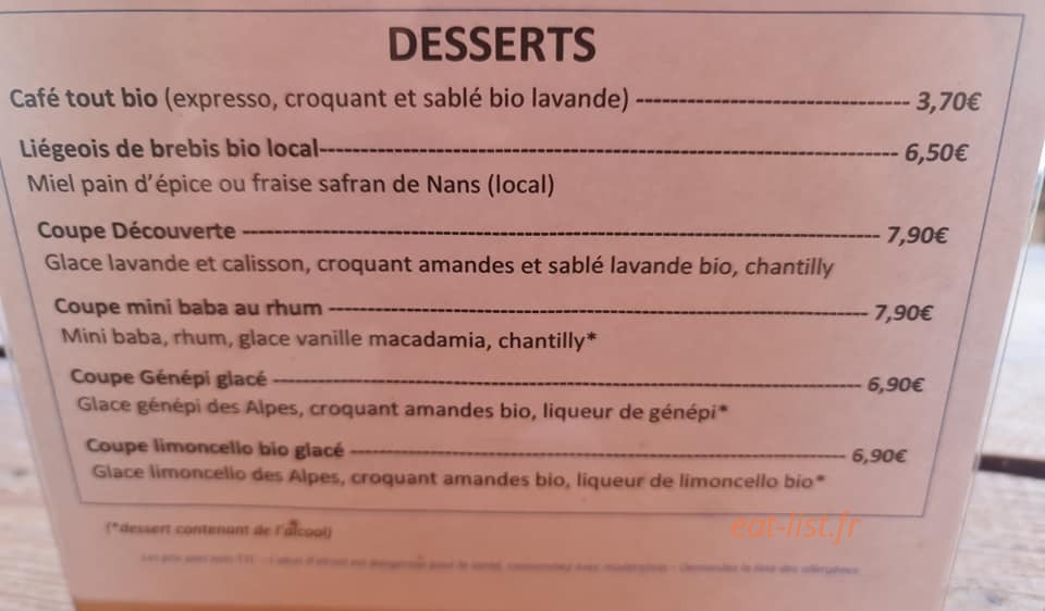 Esprit de Provence — carte page 3