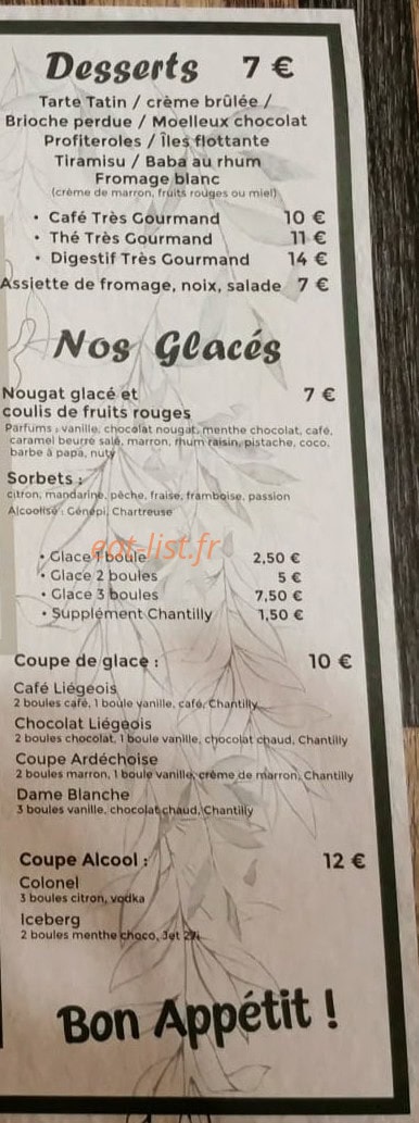 Le Grand Saule — carte page 3