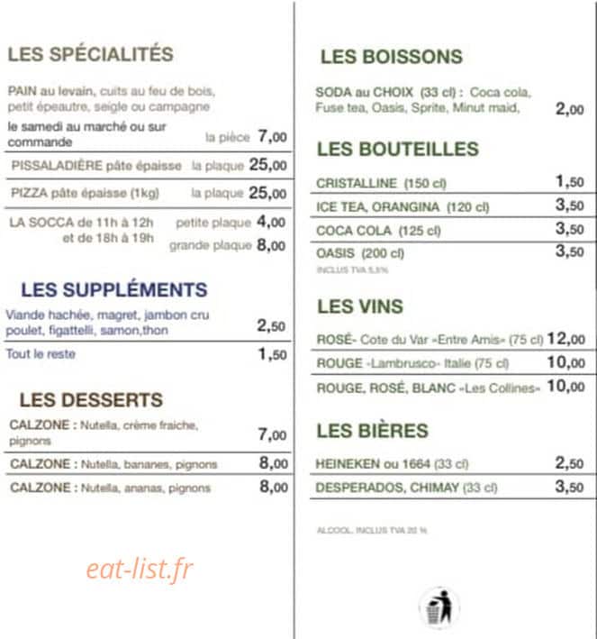 Chez nino — carte page 3