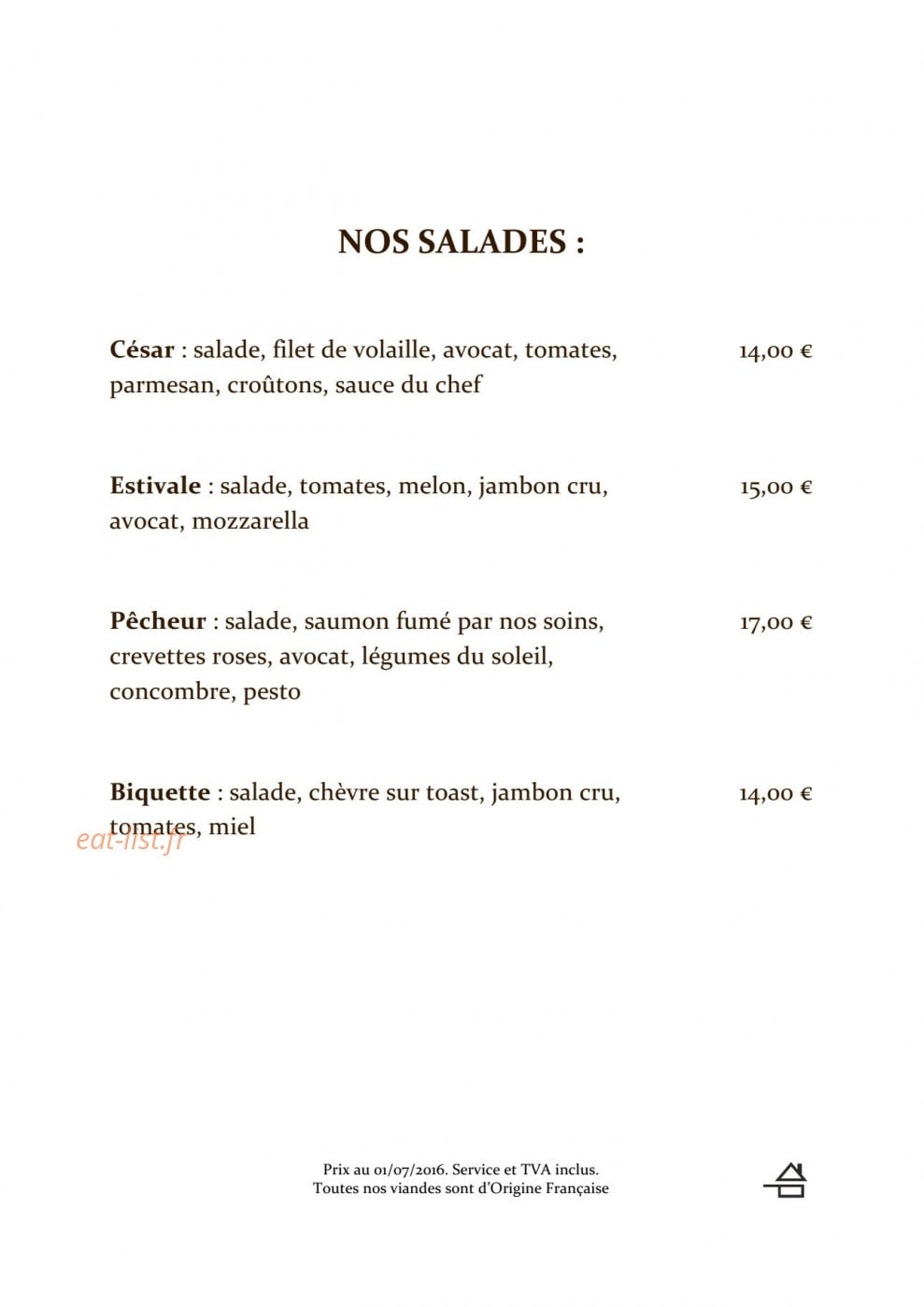 Aux Planches — carte page 3