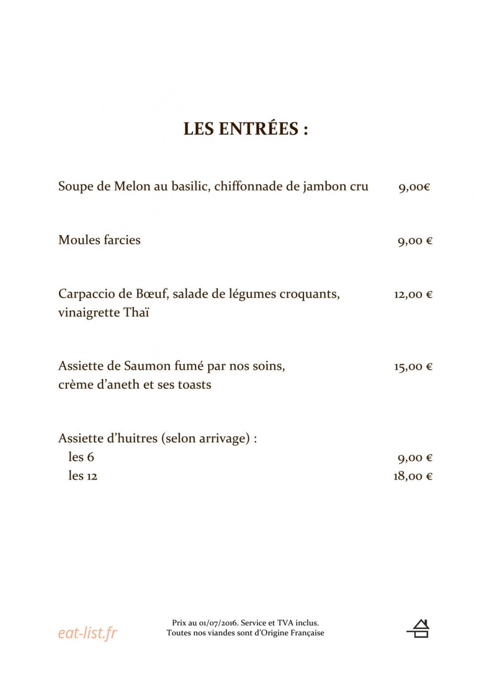 Aux Planches — carte page 2