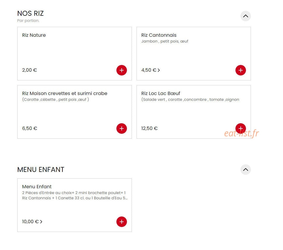 Bokor Wok — carte page 4