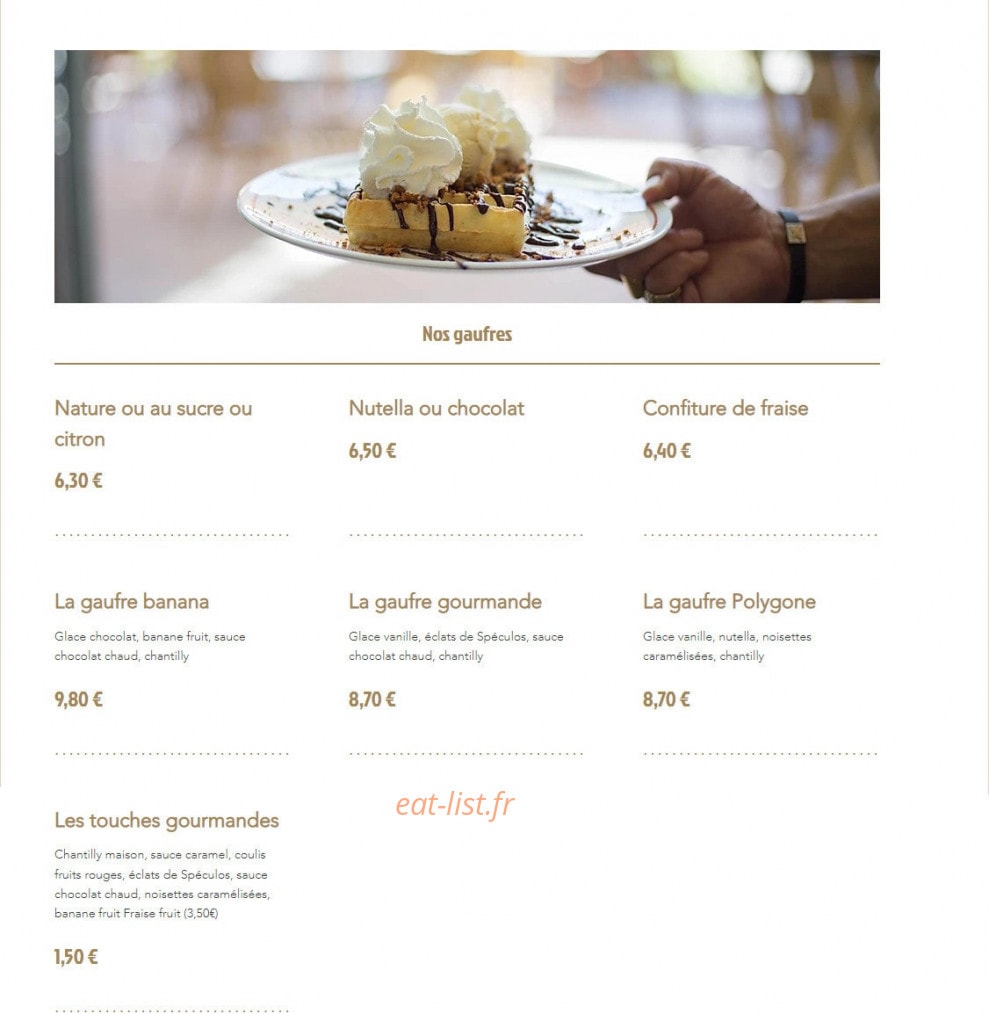 Brasserie Julien — carte page 7