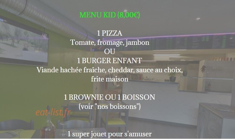 Cagnes pizza — carte page 7