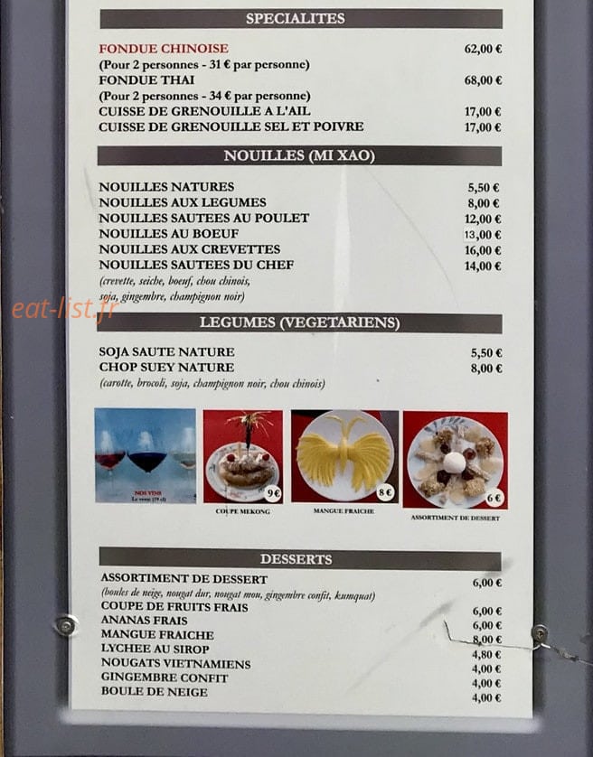 Chez kim — carte page 4
