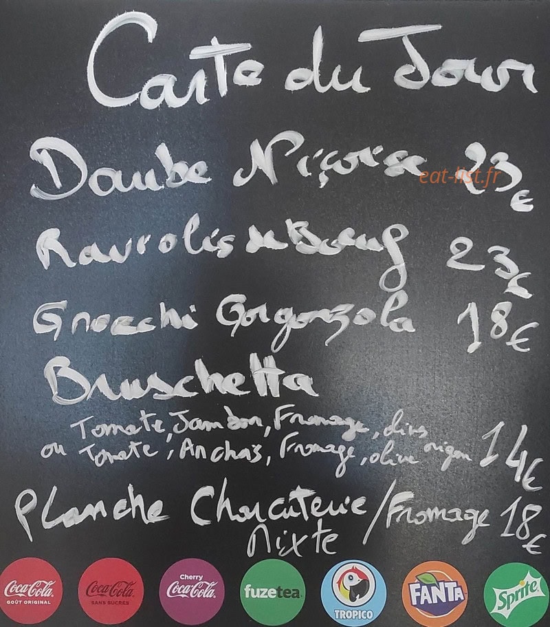 Chez Paulette — carte page 1