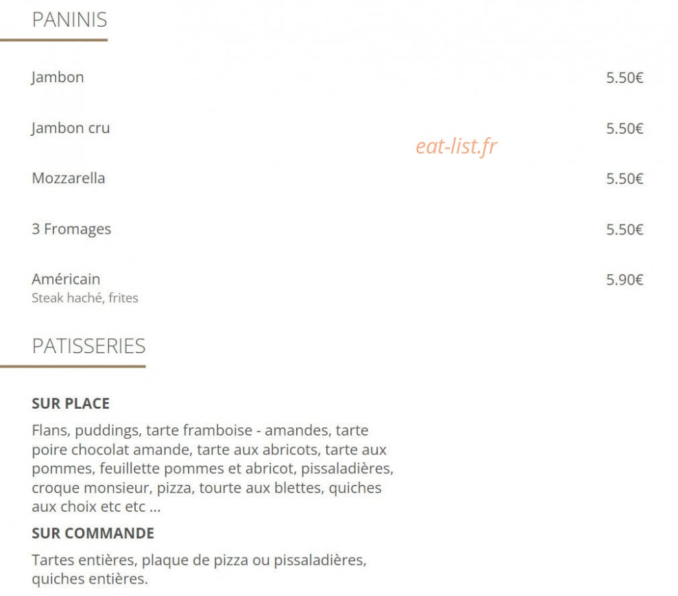 Domi’S — carte page 4