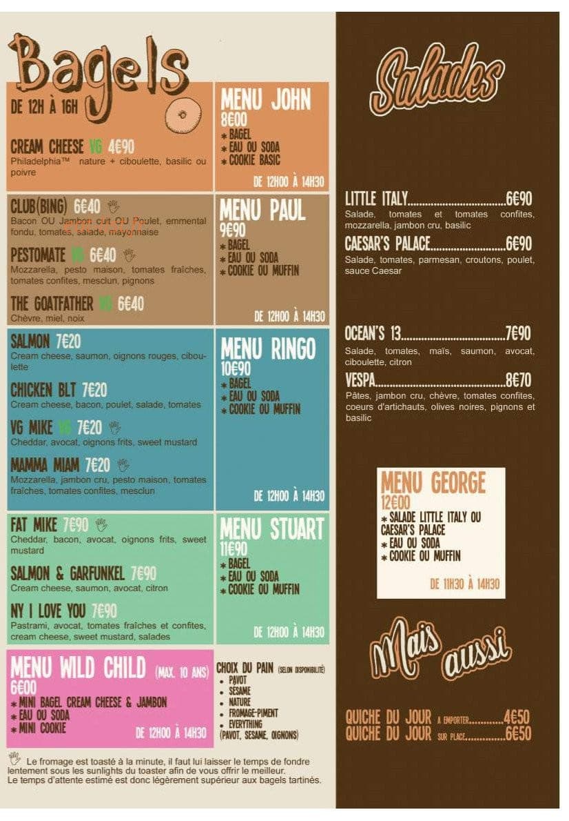 Emilie's — carte page 2