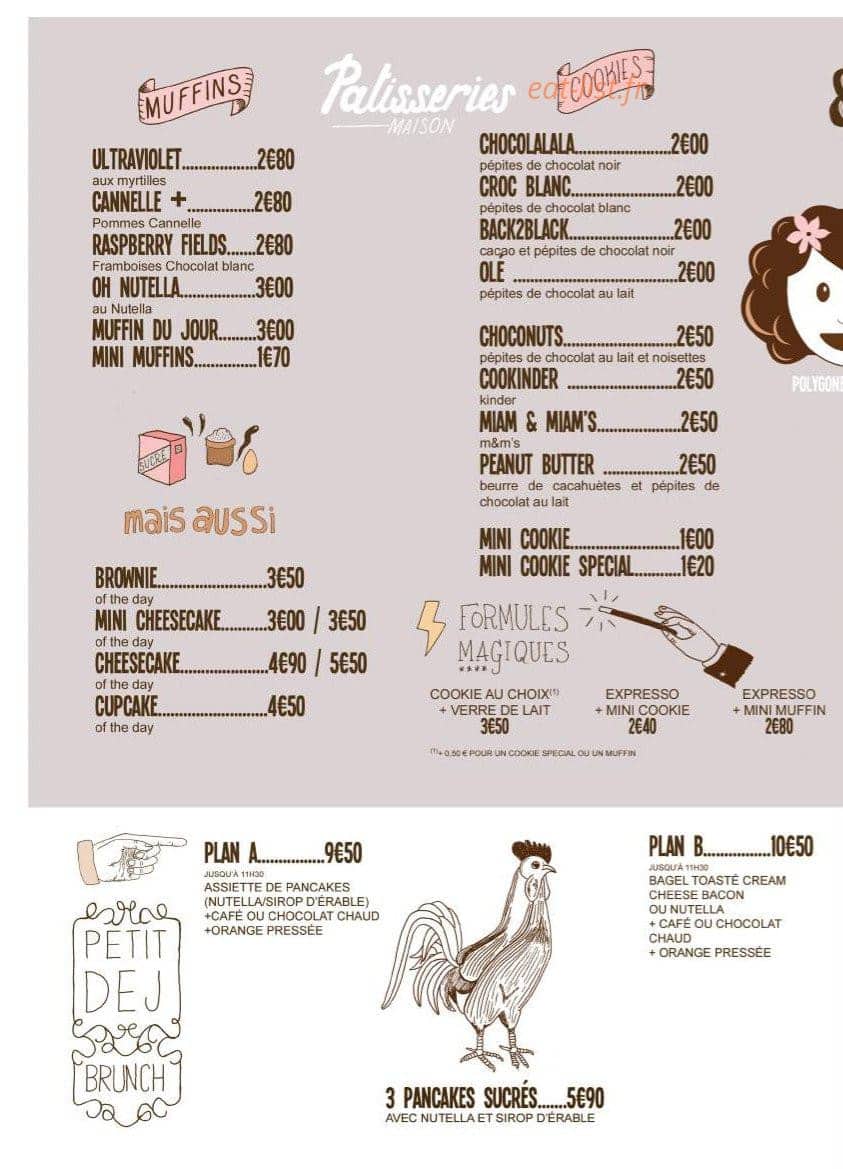Emilie's — carte page 3