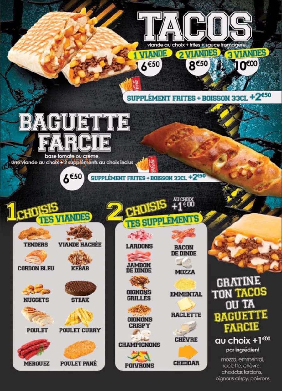 Kasta Pizza — carte page 2