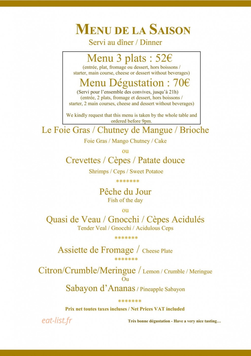 Le Cagnard — carte page 2