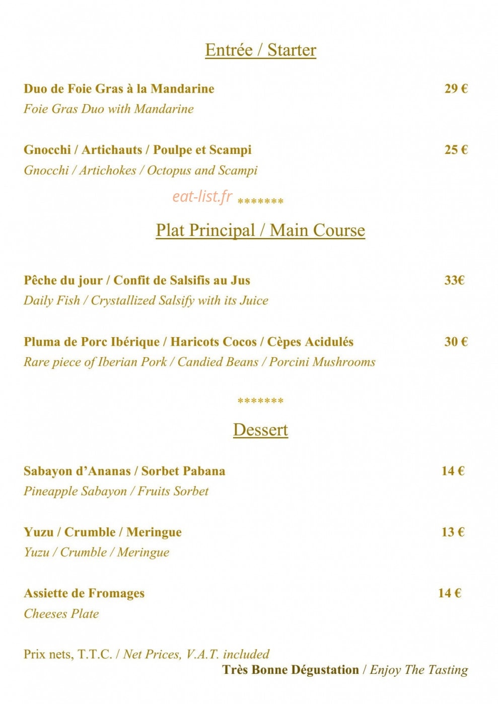 Le Cagnard — carte page 1
