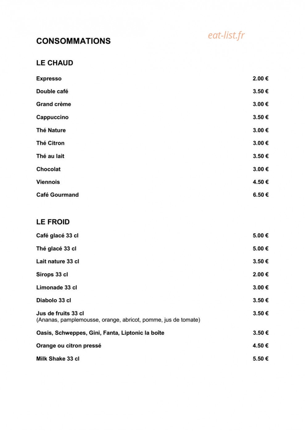 Le cigalon plage — carte page 11