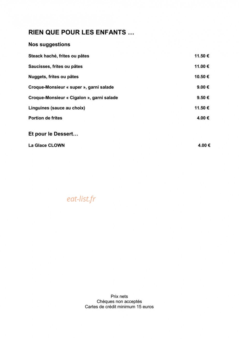 Le cigalon plage — carte page 5