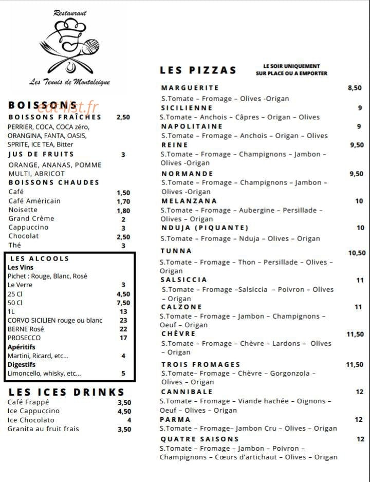 Les Tennis de Montaleigne — carte page 2