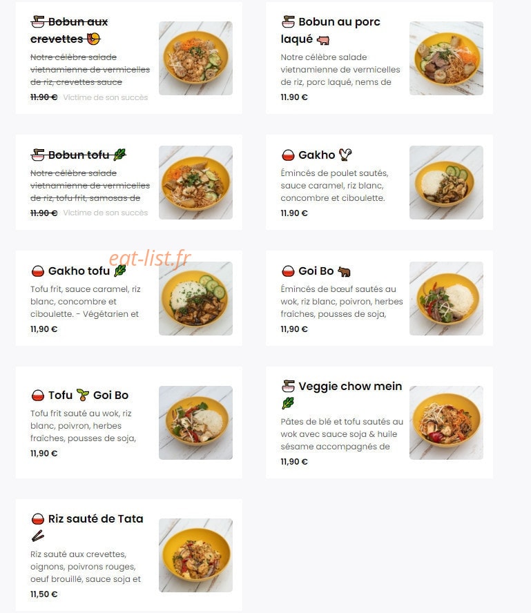Phood — carte page 3