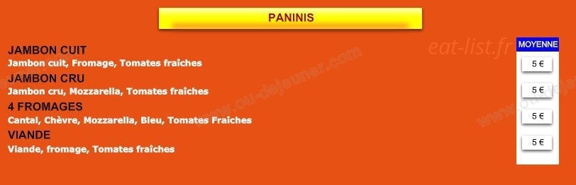 Pizz'Mania — carte page 4