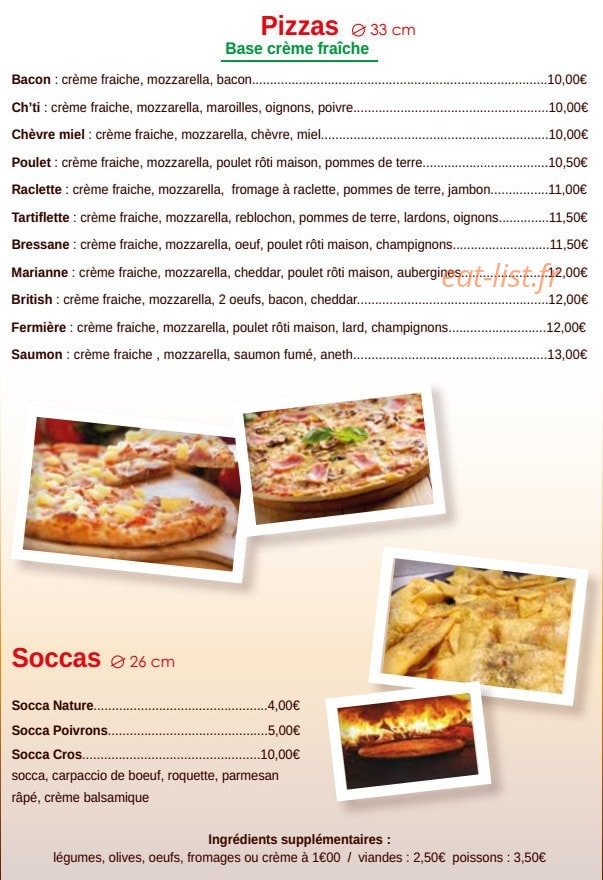 Pizza Cros — carte page 4