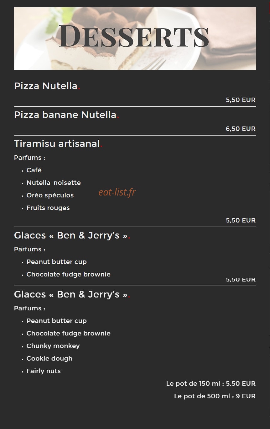 Pizzaroc — carte page 6