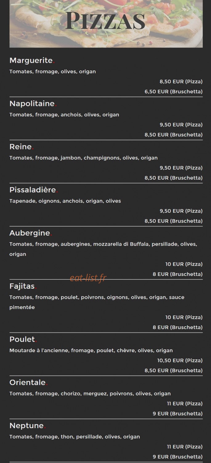 Pizzaroc — carte page 3
