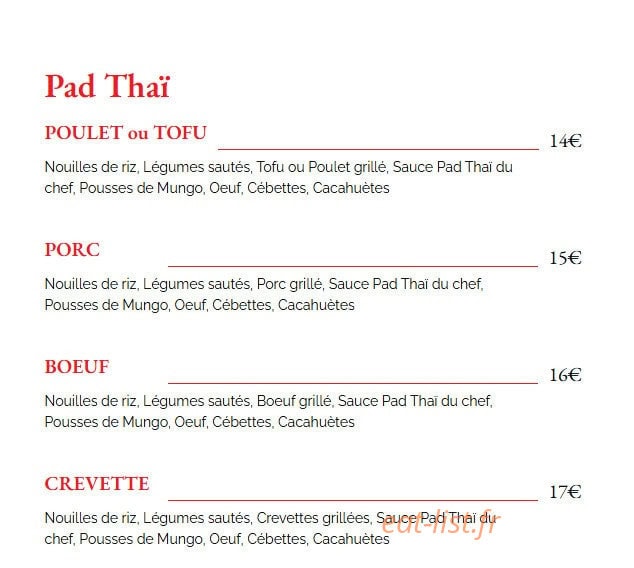 Ramen Tes Sushis — carte page 4