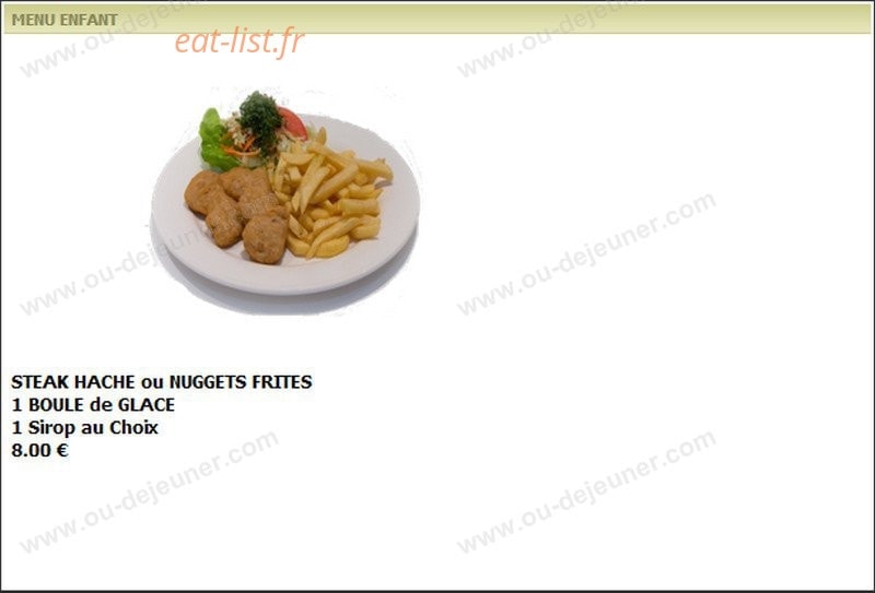 Restaurant le Flober — carte page 5
