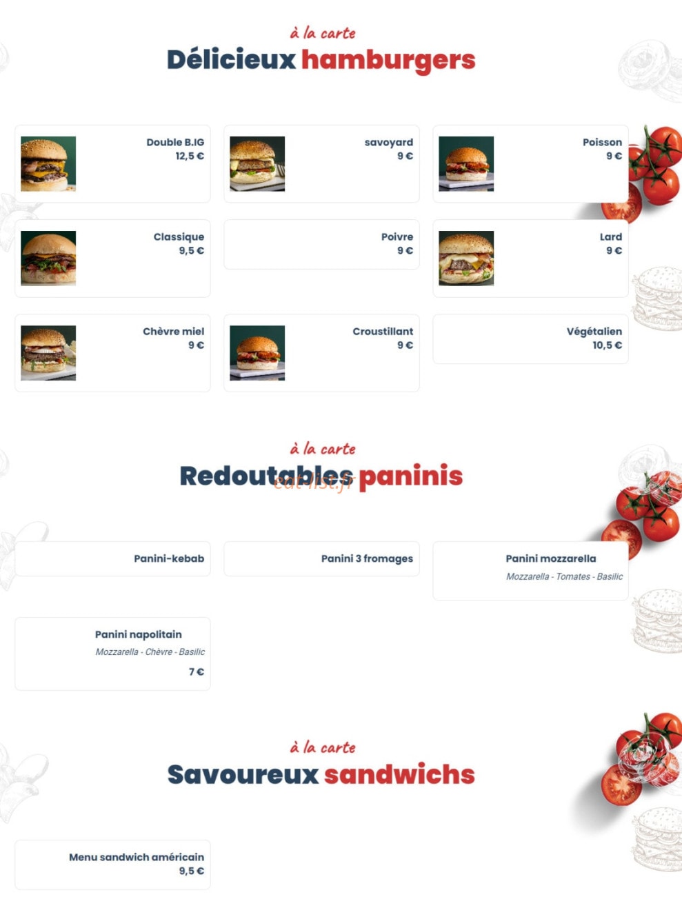 So Good Garden — carte page 1