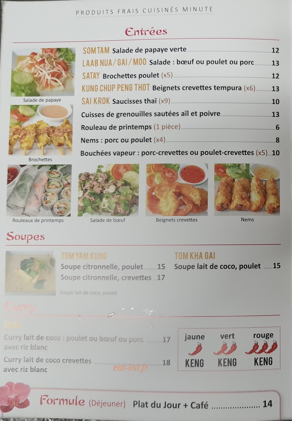 Soï Siam — carte page 2