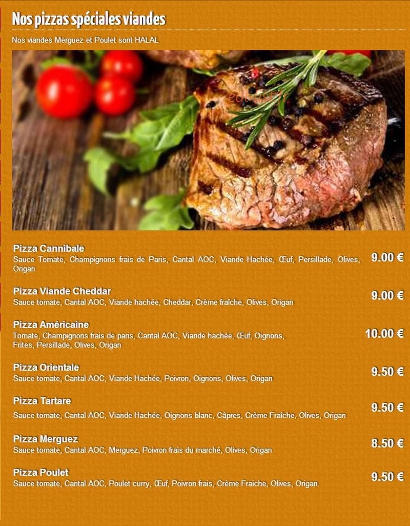 Stop Pizza — carte page 4